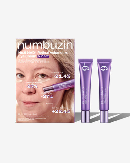 numbuzin No.9 NAD+ Retinal Volumetox Eye Cream Duo Set 2 pcs