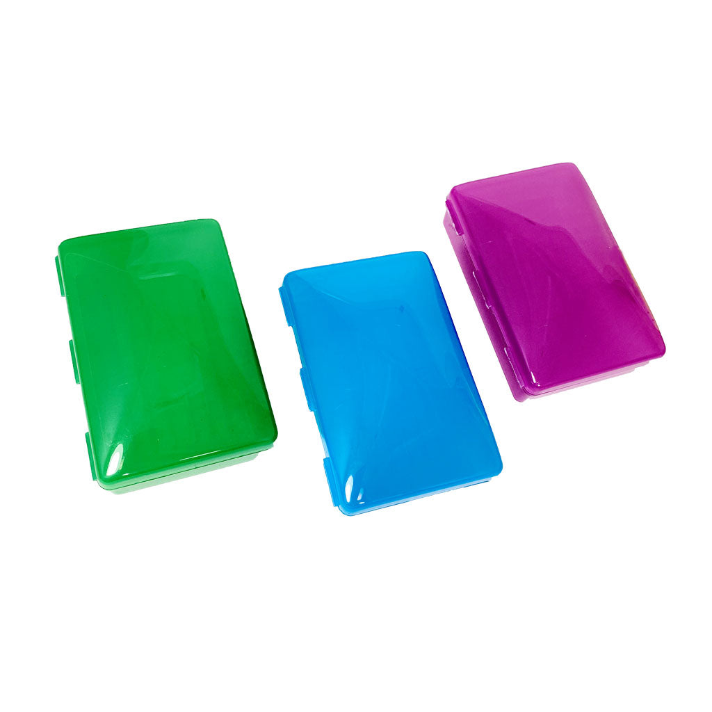 NEW Plastic FreeStyle Soap Box  Assorted Colors - 5 oz.