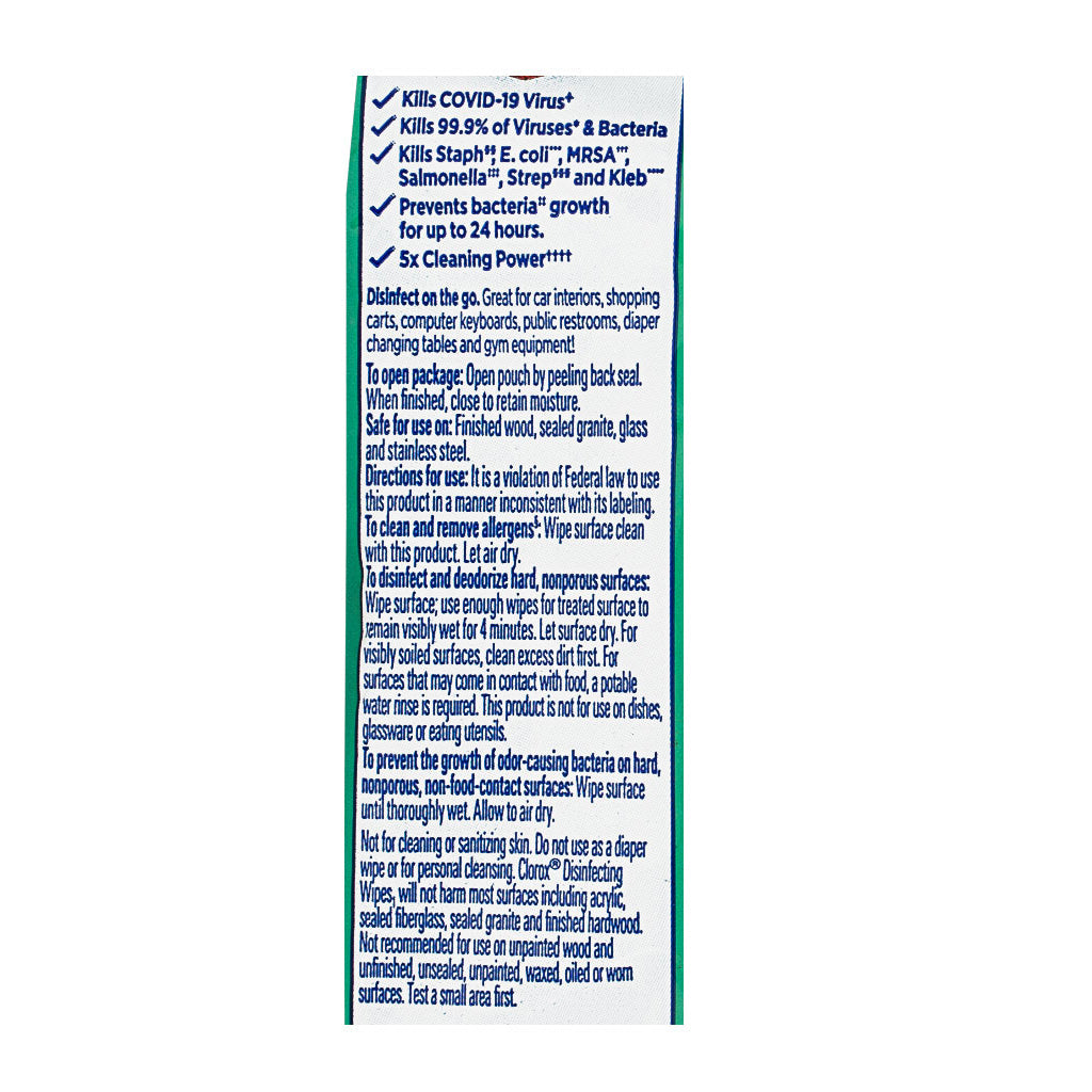 Clorox Disinfecting Wipes - Pack of 9
