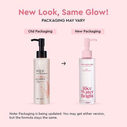 THE FACE SHOP Rice Water Bright Light Facial Cleansing Oil 150ml