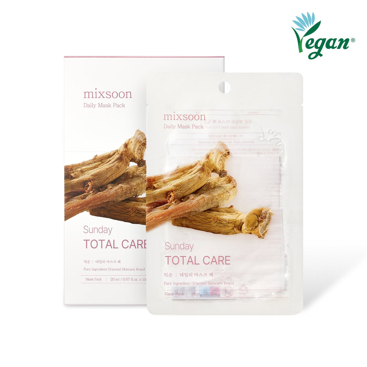 mixsoon Daily Mask Pack 10 Sheets Set Sunday Total Care