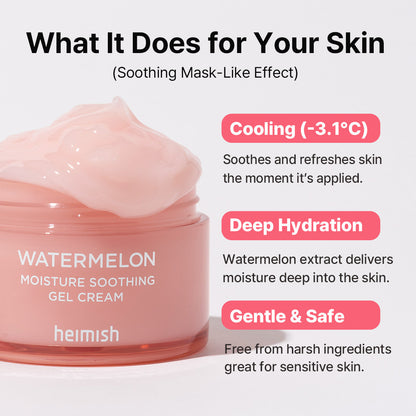 heimish Watermelon Moisture Soothing Gel Cream 110ml