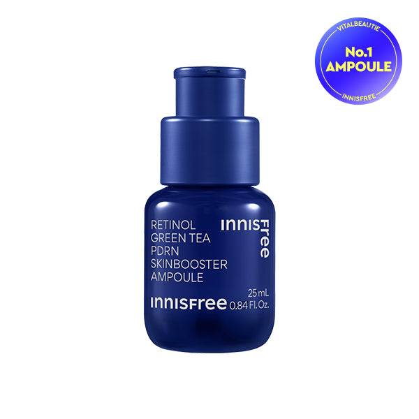 innisfree Retinol Green Tea PDRN Skin Booster Ampoule Mini 10ml