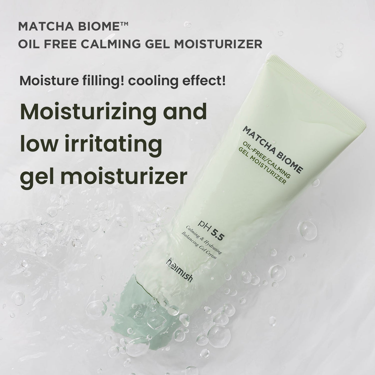 heimish Matcha Biome Oil-Free Calming Gel Moisturizer 100ml
