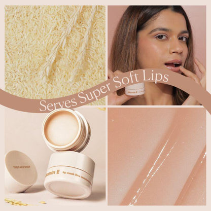 THE FACE SHOP Vitamin E Lip Mask Rice 14g