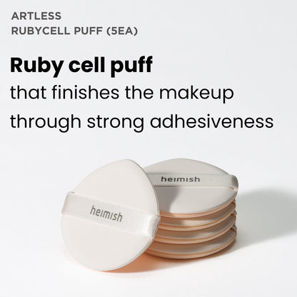 heimish Artless Rubycell Puff 5pcs