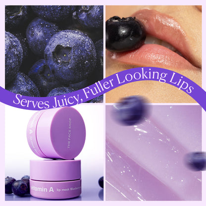 THE FACE SHOP Vitamin A Lip Mask Blueberry 14g