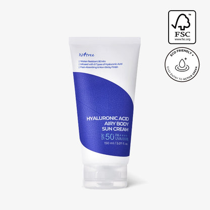 Isntree Hyaluronic Acid Airy Body Sun Cream 150ml