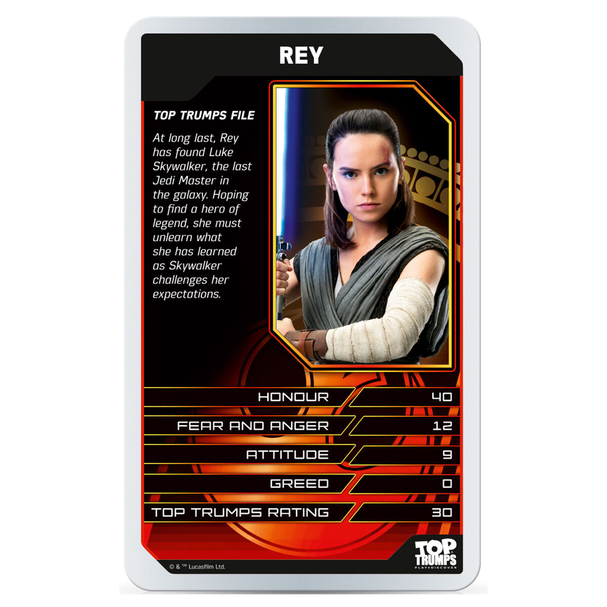 Top Trumps Star Wars: The Last Jedi Card Game