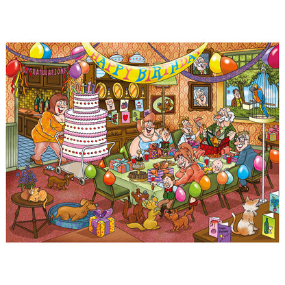 Jumbo Wasgij Mystery Puzzle 16 Birthday Surprise! 1000 Piece
