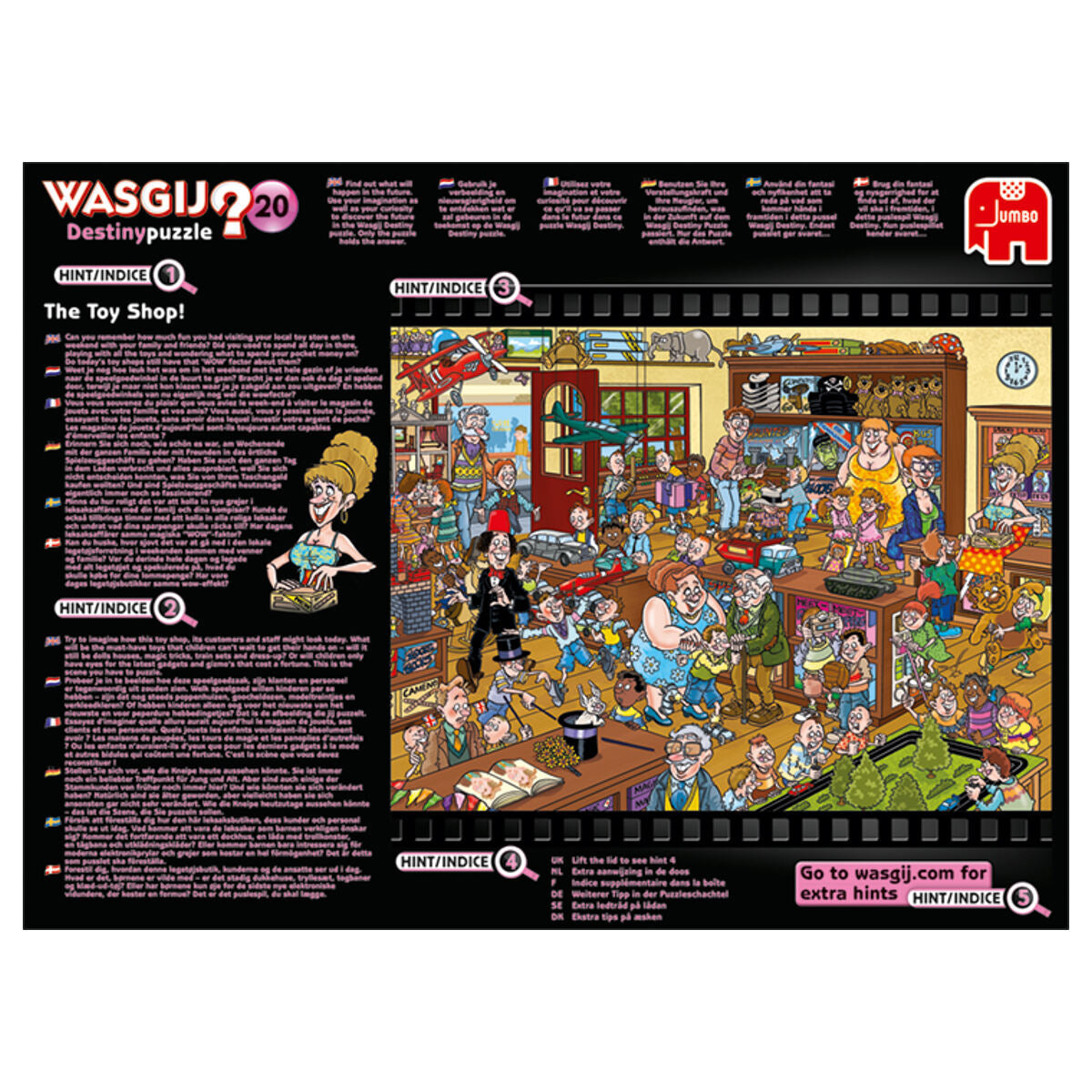 Jumbo Wasgij Destiny Puzzle 20 The Toy Shop! 1000 Piece