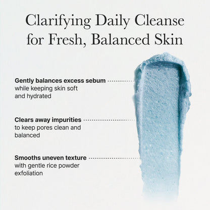 Arencia Fresh Blue Hyssop Rice Mochi Cleanser 120g