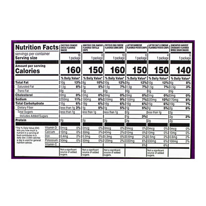 Frito -Lay Flavor Mix Chips & Snacks Variety Pack (Expires 7/2/24)