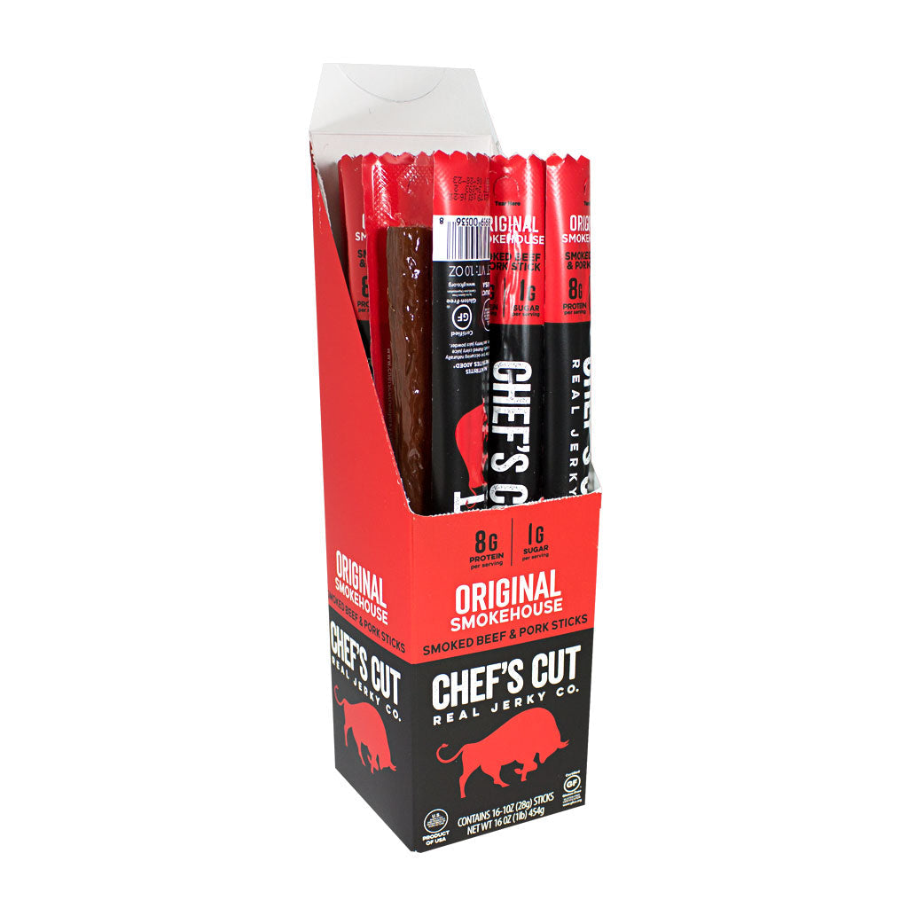 Chef's Cut Real Jerky Original Smokehouse Sticks - 1 oz.