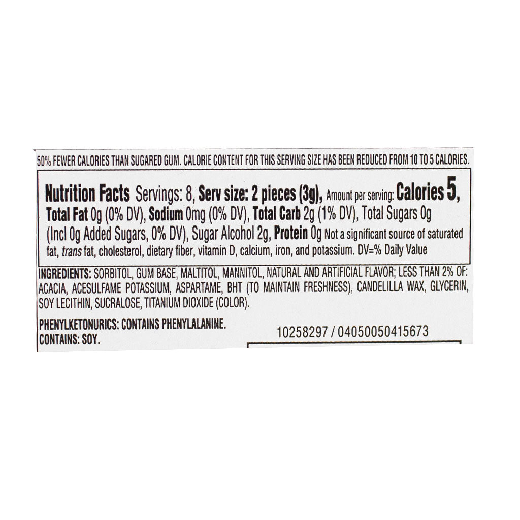 Dentyne Ice Peppermint Gum - 16 Pieces