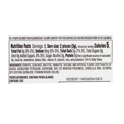 Dentyne Ice Peppermint Gum - 16 Pieces