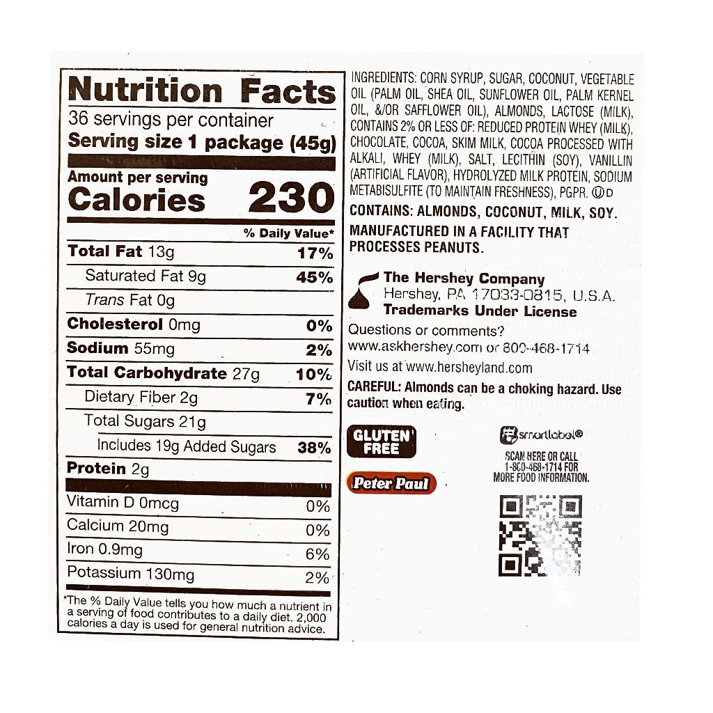 Almond Joy Milk Chocolate - 1.61 oz.