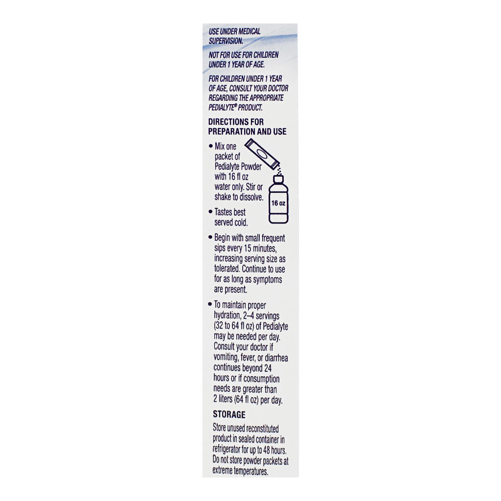 UNAVAILABLE - Pedyalite Electrolyte Power Strawberry Lemonade Powder Sticks – Two 0.6 oz. Packets