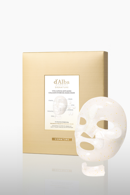 d'Alba Signature Vita Capsule Hydrogel Mask 8 Shape 44g x 4 sheets