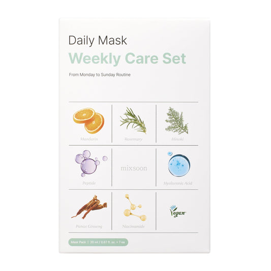 mixsoon Daily Mask Weekly Care Set 20ml x 7 sheets