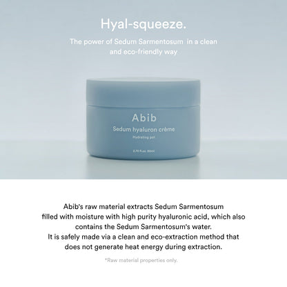 Abib Sedum Hyaluron Crème Hydrating Pot 80ml