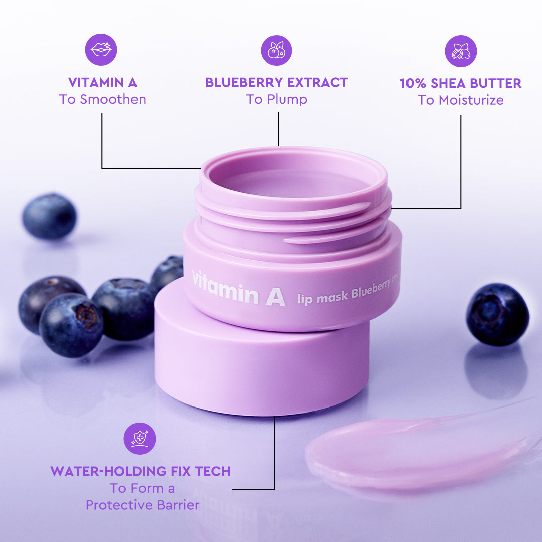 THE FACE SHOP Vitamin A Lip Mask Blueberry 14g