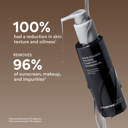 innisfree Black Volcanic PHA Pore Clarifying Cleansing Oil 200ml