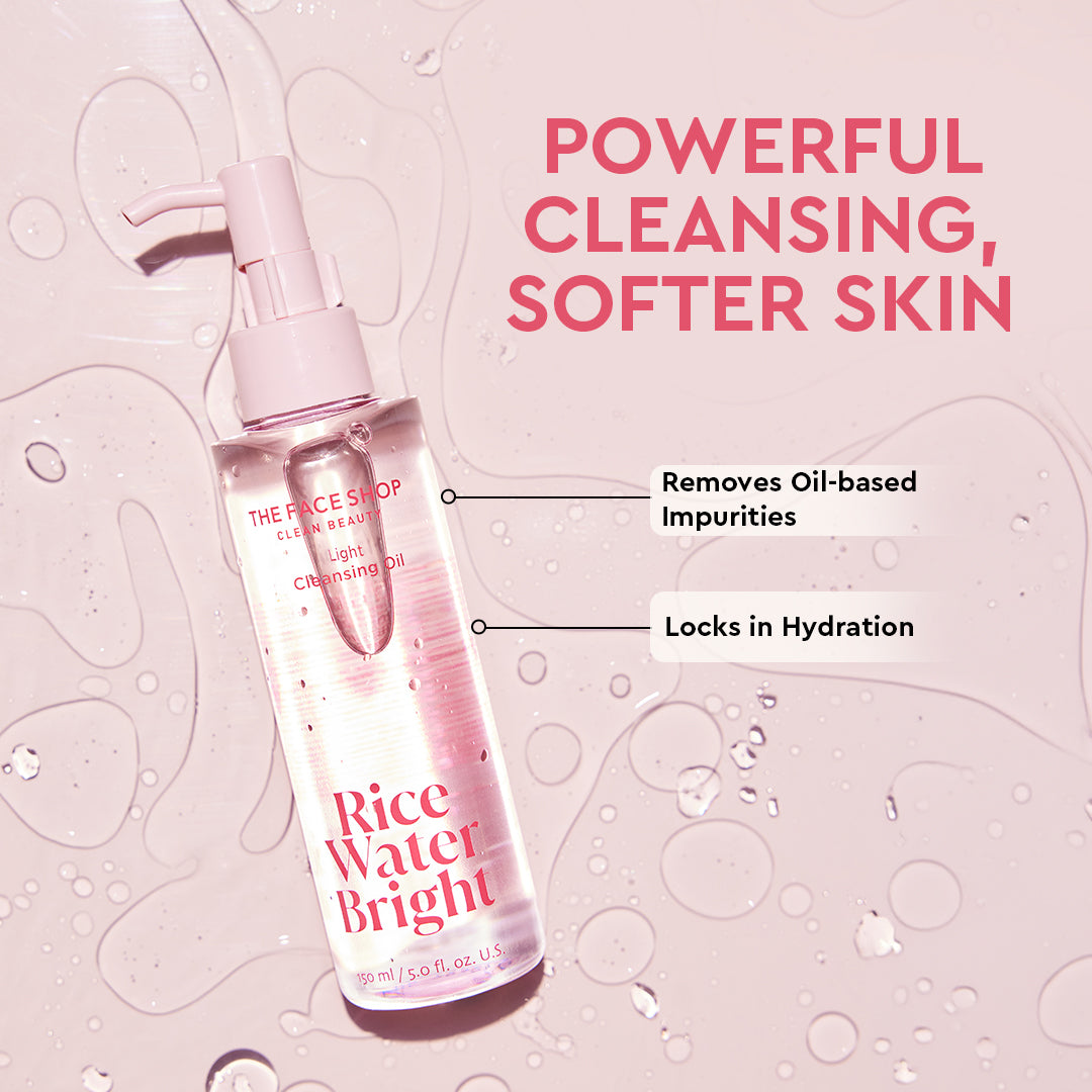 THE FACE SHOP Rice Water Bright Light Facial Cleansing Oil 150ml