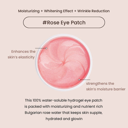 heimish Bulgarian Rose Water Hydrogel Eye Patch 60pcs