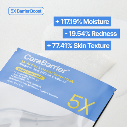 HOLIKA HOLIKA CeraBarrier 5X Active Essence Toner Mask 25ml x 1 sheet