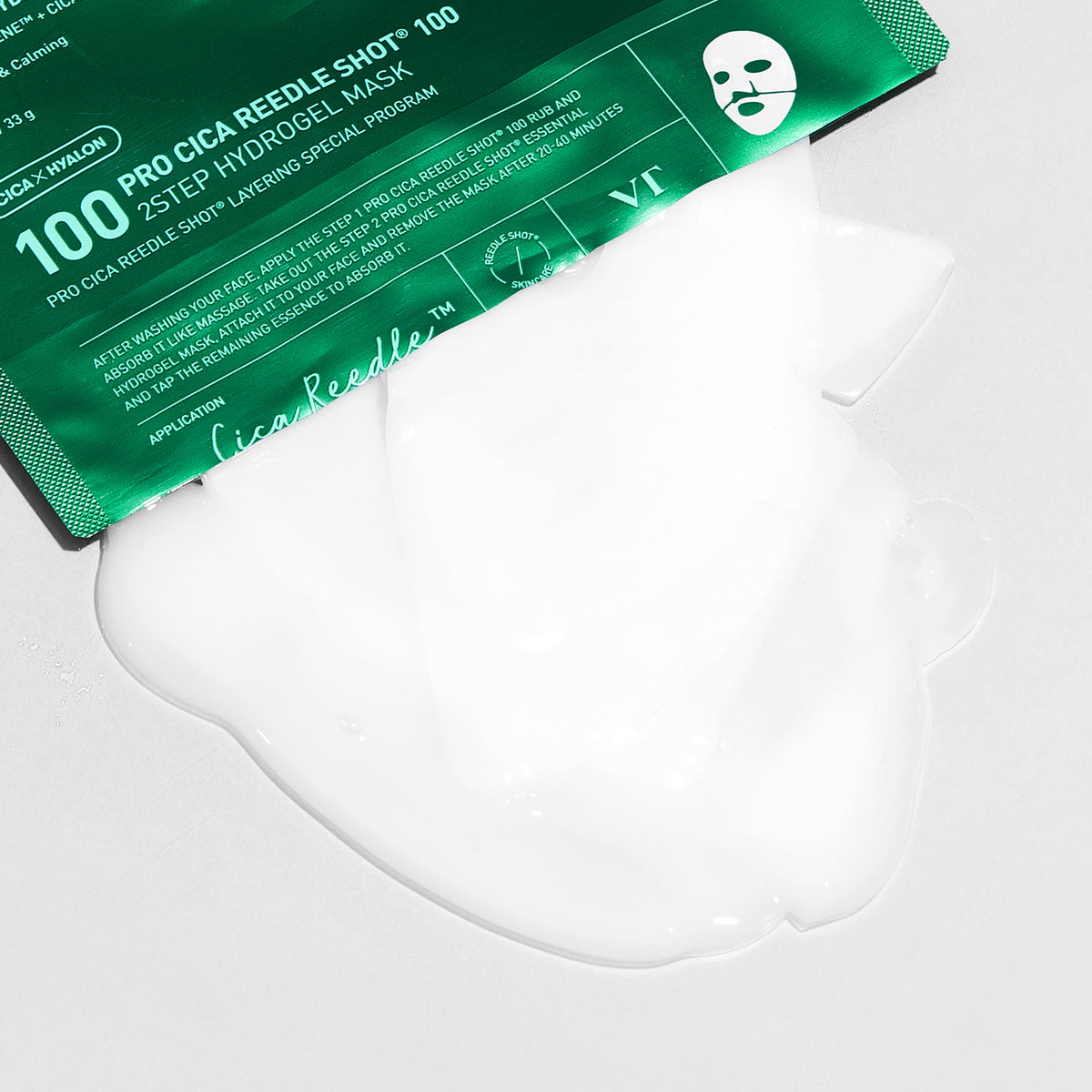 VT Pro Cica Reedle Shot 100 2Step Hydrogel Mask Set 34.5g x 4 sheets