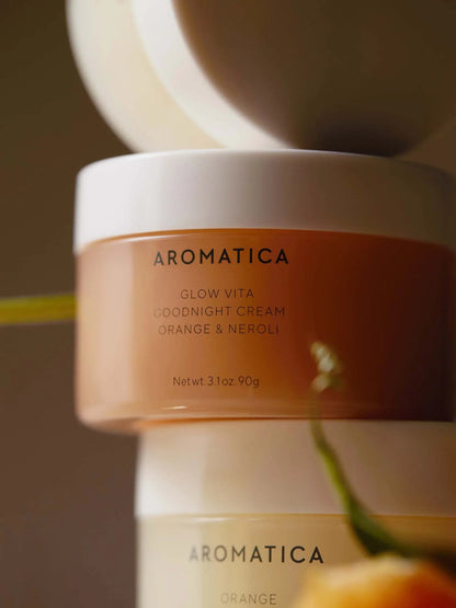 AROMATICA Glow Vita Goodnight Cream Orange & Neroli 90g