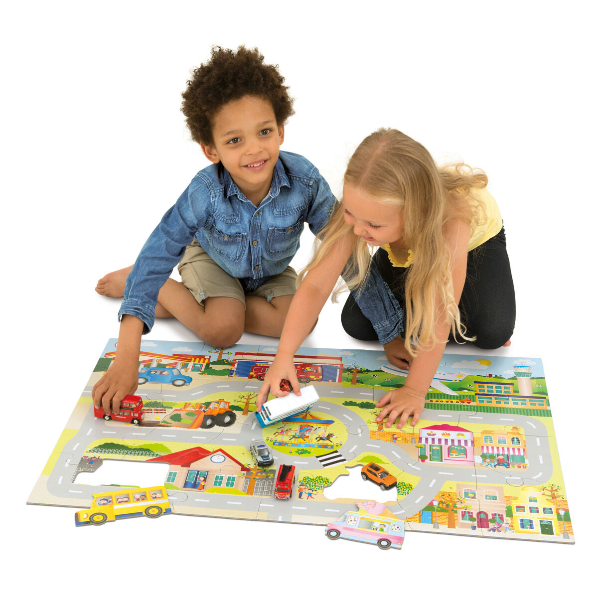 Galt Giant Floor Puzzle Town