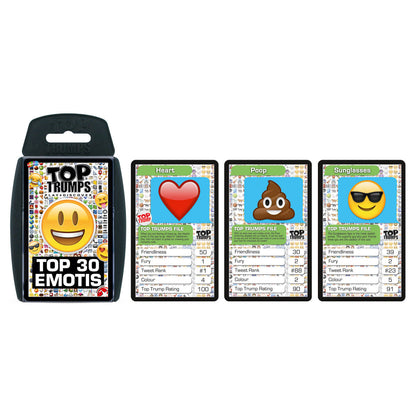 Top Trumps Top 30 Emotis Card Game