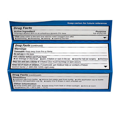 Auro Dri Swimmers' Aid Ear Drying Drops -  I oz.