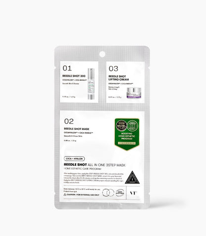 VT Reedle Shot All In One 3 Step Mask 1.5g + 25g + 1.5g