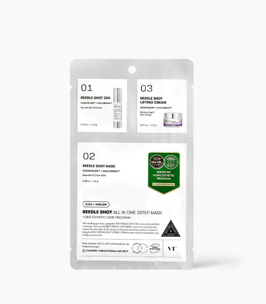 VT Reedle Shot All In One 3 Step Mask 1.5g + 25g + 1.5g