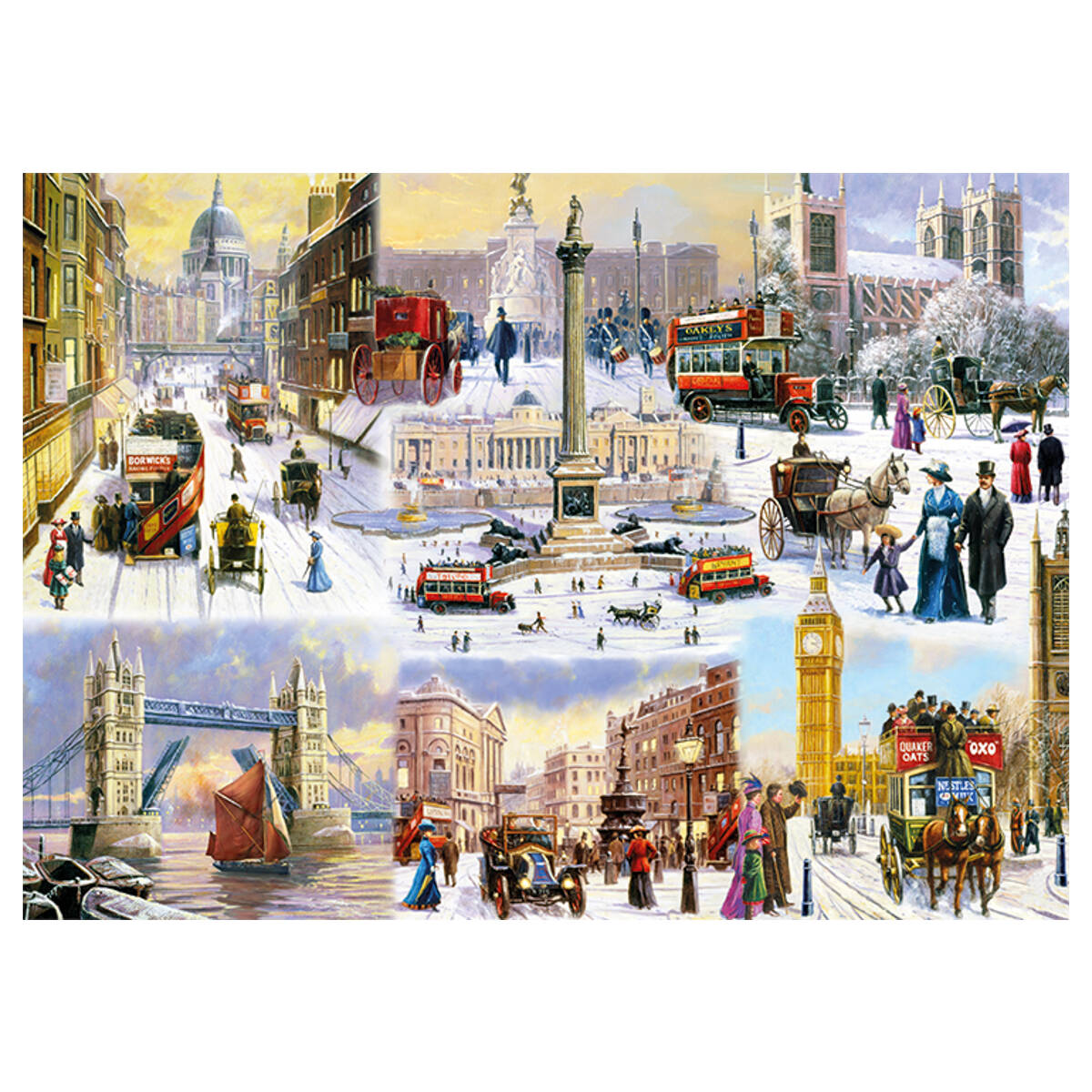 Falcon de luxe A Winter in London Puzzle 1000 Piece