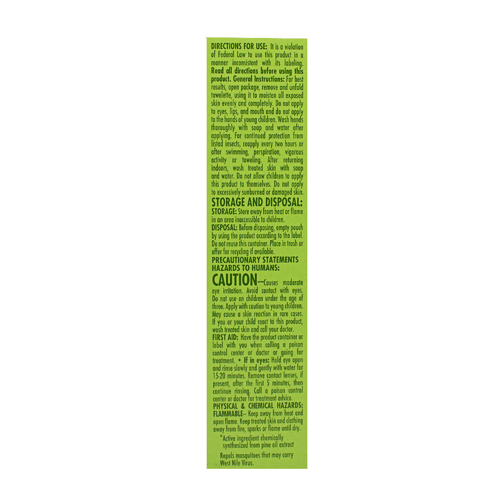 NEW - Off! Botanical Wipes 10 count