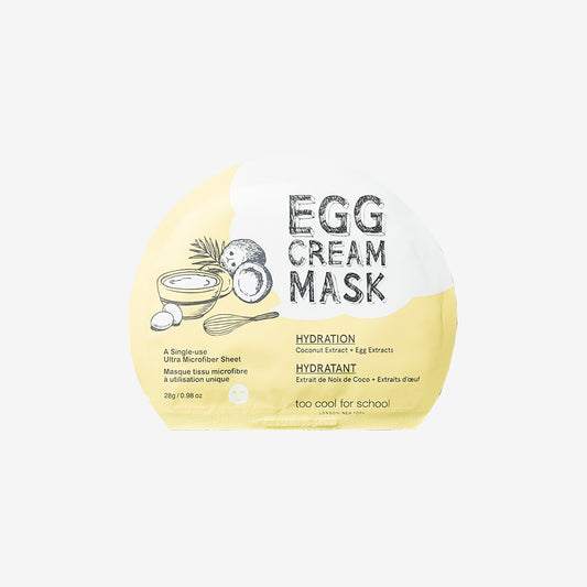 too cool for school Egg Cream Mask