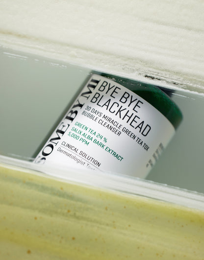 SOME BY MI Bye Bye Blackhead 30 Days Miracle Green Tea Tox Bubble Cleanser 120g