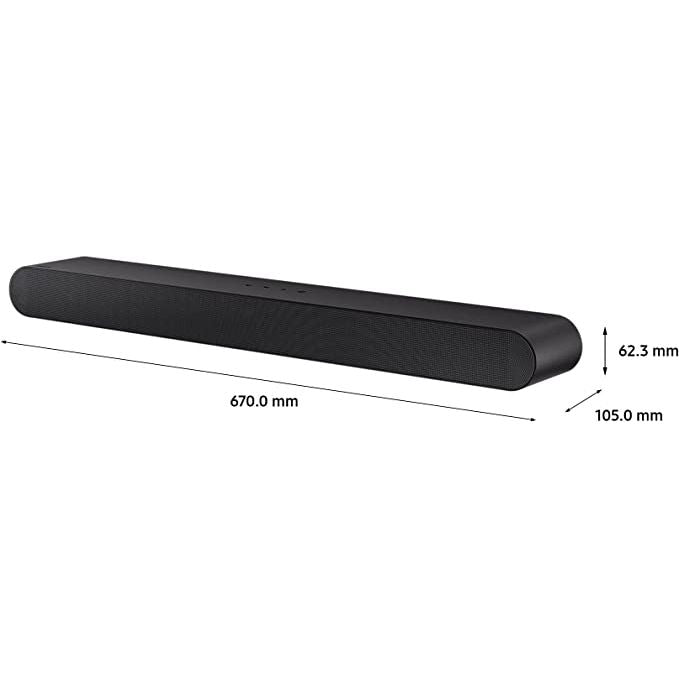 Samsung S50B (2022) - 3.0ch All In One Soundbar With 5 Speakers, 3D Surround Sound, Game / Music Mode, Wireless Bluetooth Connection And Virtual DTS:X