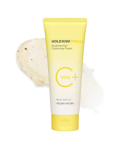 HOLIKA HOLIKA Gold Kiwi Vita C+ Brightening Cleansing Foam 150ml