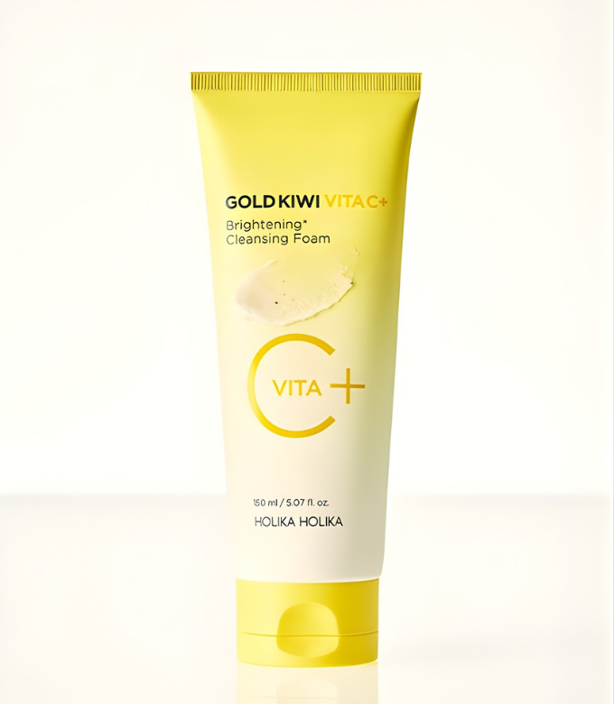 HOLIKA HOLIKA Gold Kiwi Vita C+ Brightening Cleansing Foam 150ml