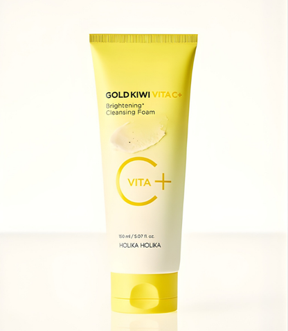 HOLIKA HOLIKA Gold Kiwi Vita C+ Brightening Cleansing Foam 150ml