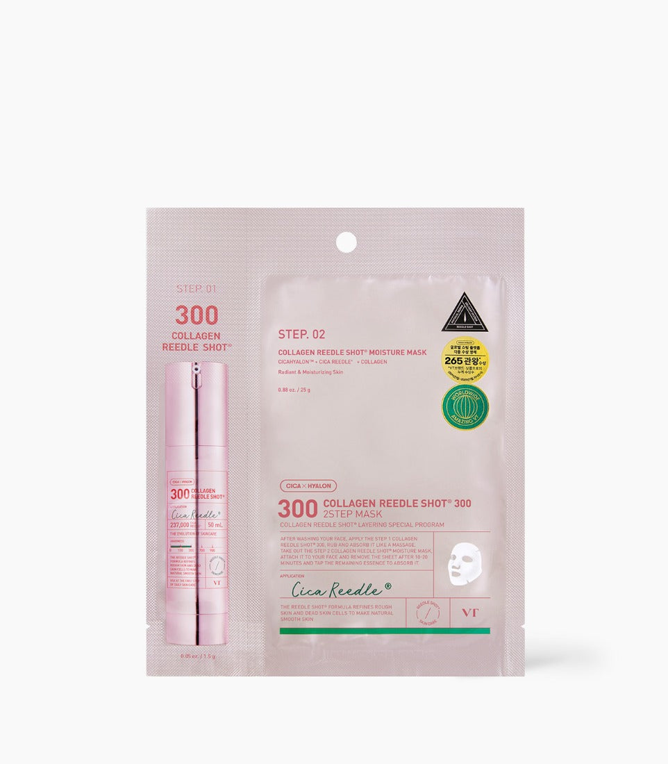 VT Collagen Reedle Shot 300 2Step Mask 1.5g + 25g x 1 sheet