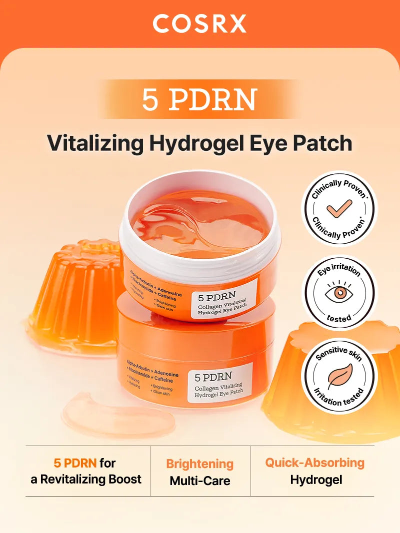 COSRX 5 PDRN Collagen Vitalizing Hydrogel Eye Patch 60 patches