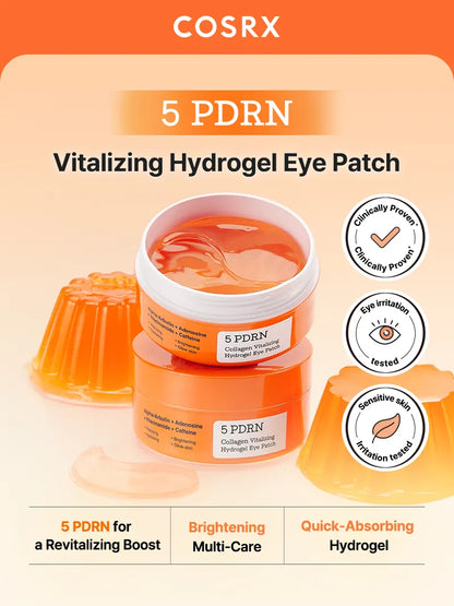 COSRX 5 PDRN Collagen Vitalizing Hydrogel Eye Patch 60 patches