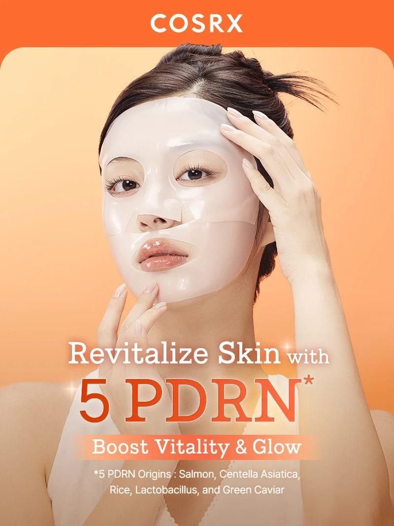 COSRX 5 PDRN Hyaluronic Acid Vital Hydrating Hydrogel Mask Set 34g x 3 sheets