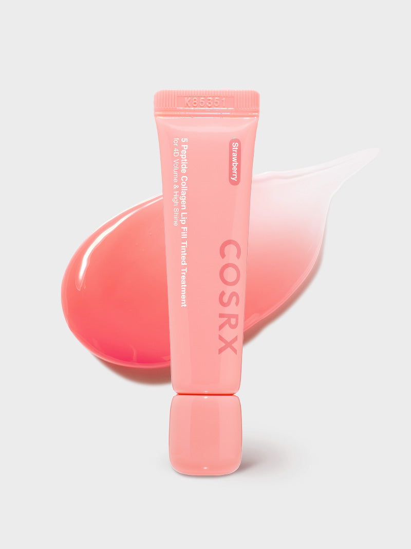 COSRX 5 Peptide Collagen Lip Fill Tinted Treatment #01 Strawberry